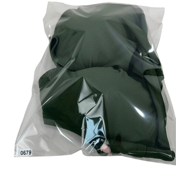 Shade & Shore Womens Green Bikini Top Push-Up Swimwear Size 34DD Back Strappy - Picture 11 of 14